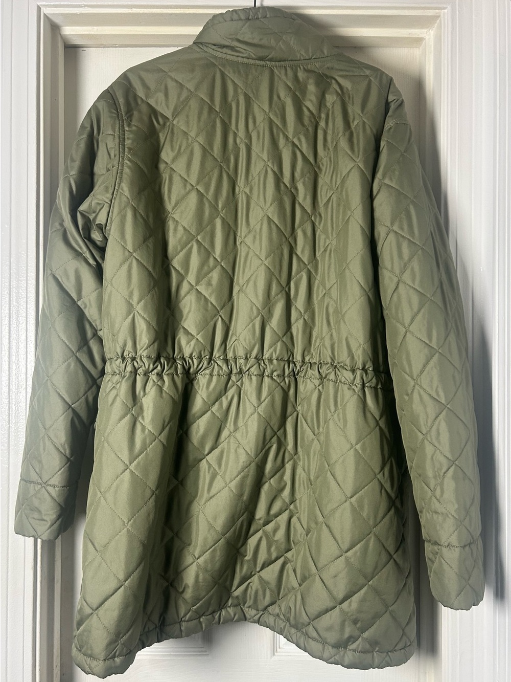Columbia Women's Copper Crest Novelty Quilted Puffer Coat - Stone Green XXL - Picture 3 of 6